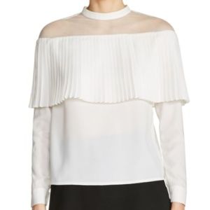 Maje Lemia crepe top